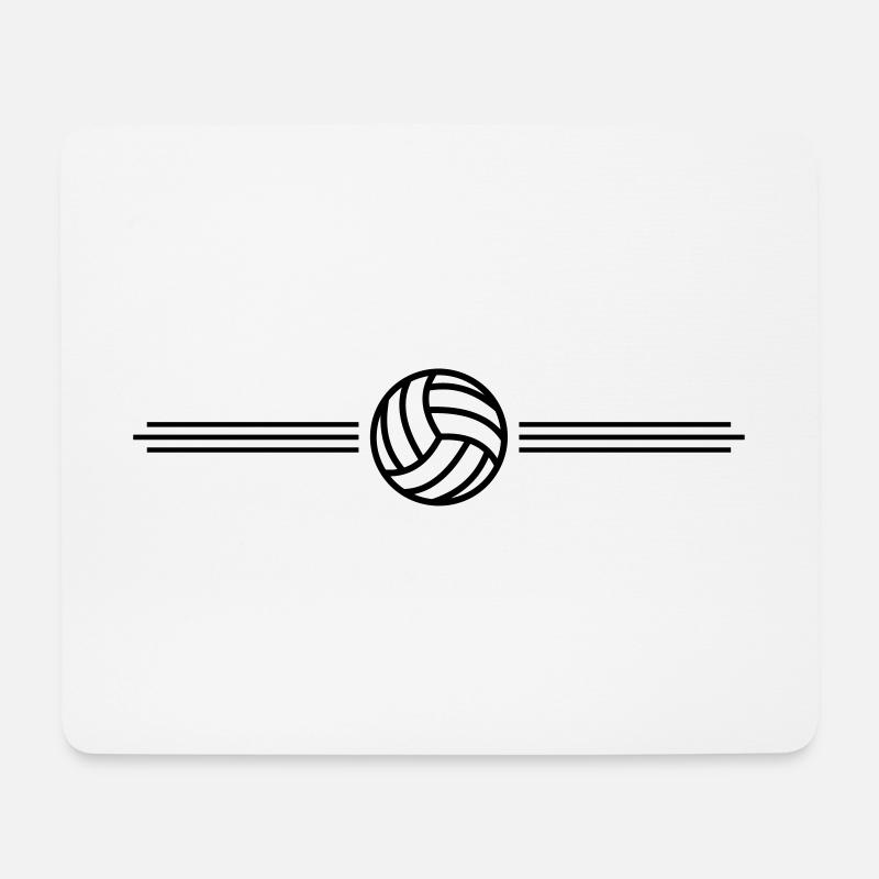 volleyball team - Mousepad (Querformat) - Weiß