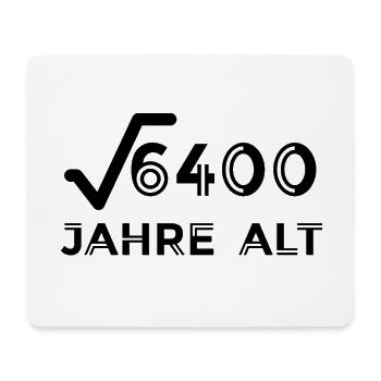 Cadeau d'anniversaire 80 ans - Tapis de souris (format paysage) - blanc - Devant