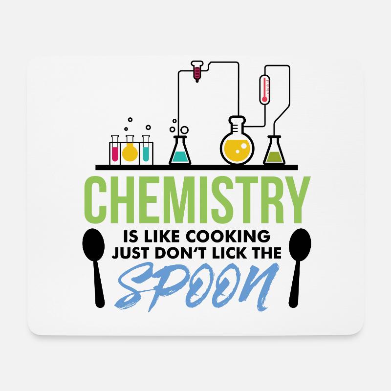 Chemistry Chemie Kolben Labor Geschenk - Mousepad (Querformat) - Weiß
