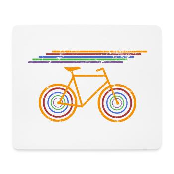 Fahrrad Vintage Retro Style Radfahren Geschenk - Mousepad (Querformat) - Weiß - Vorne