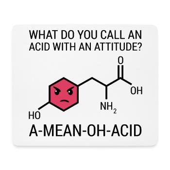 Chemie Spruch Organische Chemiker Geschenk - Mousepad (Querformat) - Weiß - Vorne
