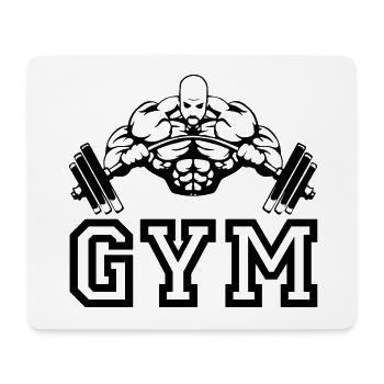 Gym Beast Geschenk - Mousepad (Querformat) - Weiß - Vorne