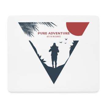 Pure Adventure Adventure Gift - Mouse Pad (horizontal) - white - Front