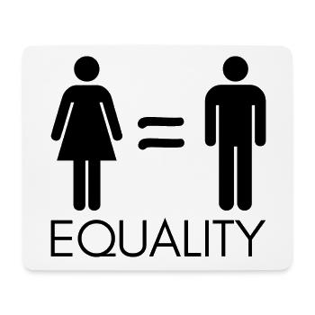 Equality Rights Feminist Gift - Mouse Pad (horizontal) - white - Front