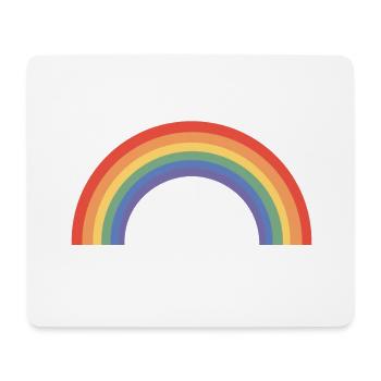 Rainbow lgbt gift - Mouse Pad (horizontal) - white - Front