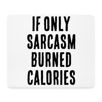 Sarkasmus Fitness Spruch Geschenk - Mousepad (Querformat) - Weiß - Vorne