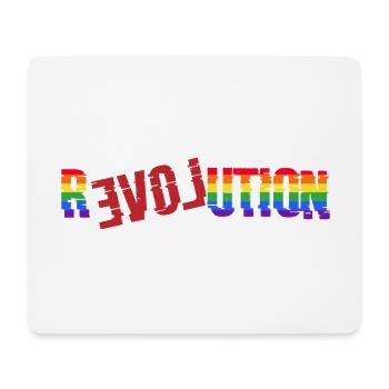 Revolution Love lgbt gift - Mouse Pad (horizontal) - white - Front