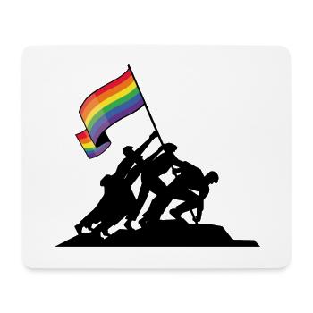 Lgbt pride gift - Mouse Pad (horizontal) - white - Front