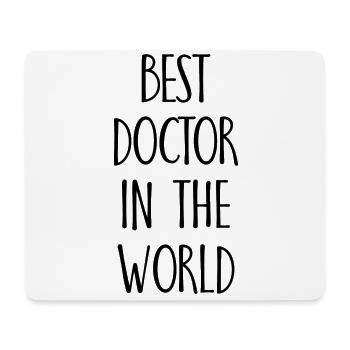 Meilleur docteur du monde - Tapis de souris (format paysage) - blanc - Devant