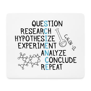 Science Cadeau - Tapis de souris (format paysage) - blanc - Devant