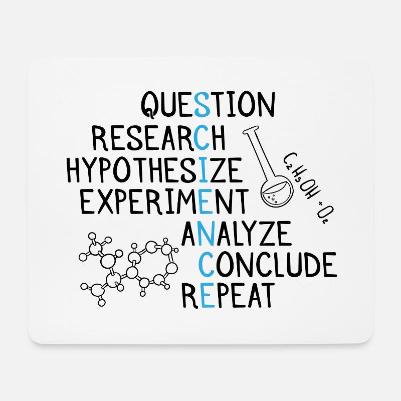 Science Geschenk - Mousepad (Querformat) - Weiß