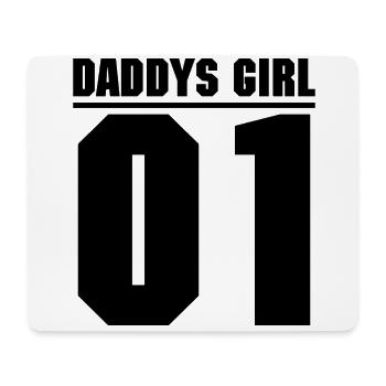 Daddys Girl 01 Tochter Geschenk - Mousepad (Querformat) - Weiß - Vorne