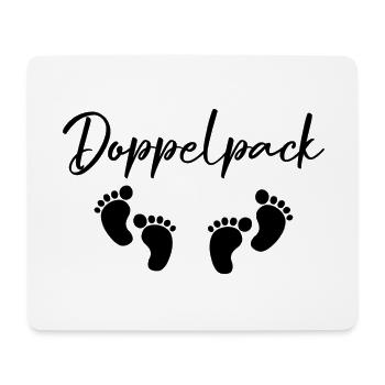 Doppelpack Zwillinge Geschenk - Mousepad (Querformat) - Weiß - Vorne