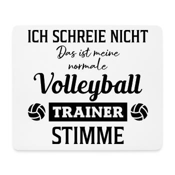 Volleyball Coach Voice Coach Gift - Mouse Pad (horizontal) - white - Front