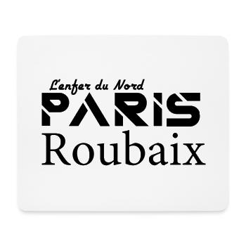 Paris Roubaix Route Fahrrad Bike Geschenk - Mousepad (Querformat) - Weiß - Vorne