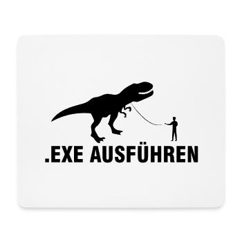 exe ausführen Informatiker Programmierer Geschenk - Mousepad (Querformat) - Weiß - Vorne