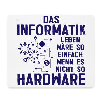 Informatik Hardware Programmierer Geschenk - Mousepad (Querformat) - Weiß - Vorne