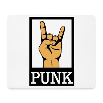 Punk punk rock anarchy music concert gift - Mouse Pad (horizontal) - white - Front