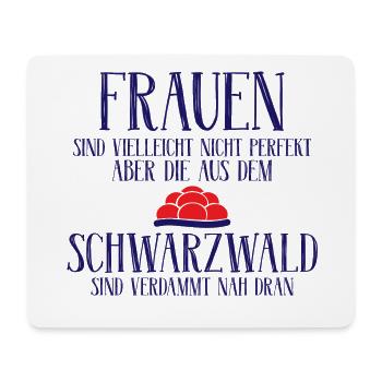 Frauen Schwarzwald Schwarzwaldmädel Geschenk - Mousepad (Querformat) - Weiß - Vorne