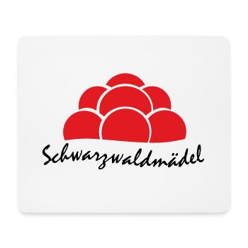 Schwarzwaldmaedel Schwarzwald Bollenhut Frau - Mousepad (Querformat) - Weiß - Vorne