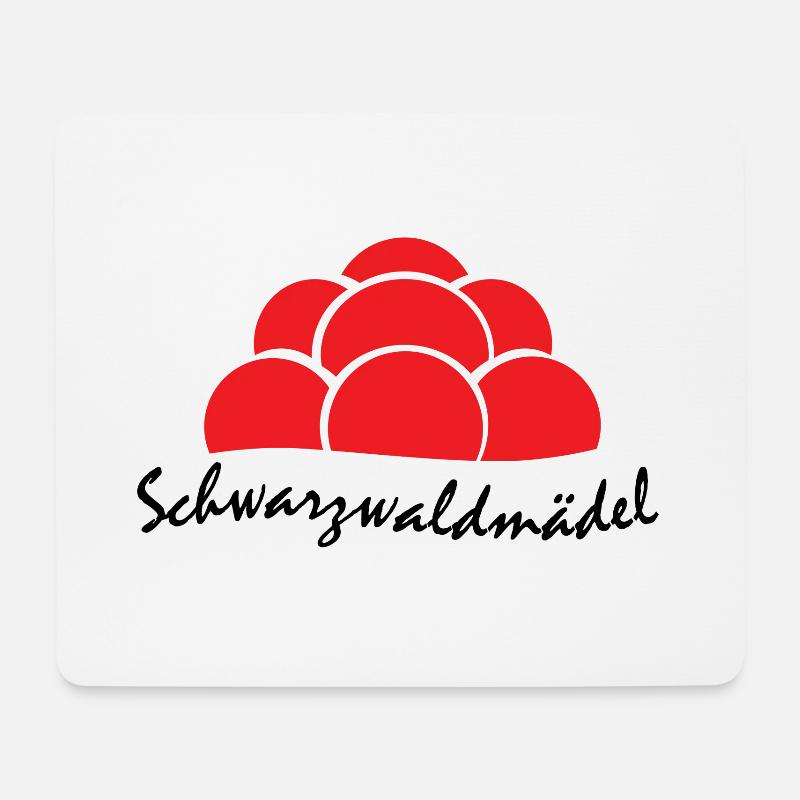 Schwarzwaldmaedel Schwarzwald Bollenhut Frau - Mousepad (Querformat) - Weiß