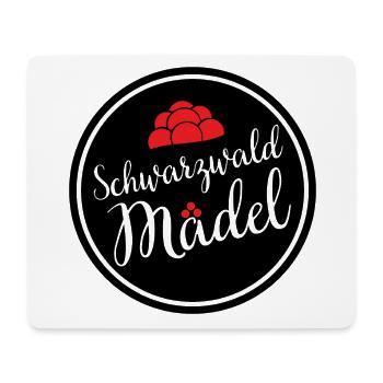 Schwarzwaldmaedel Schwarzwald Bollenhut Geschenk - Mousepad (Querformat) - Weiß - Vorne