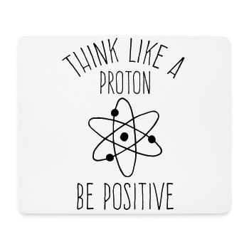 Pensez comme un proton être chimiste chimiste positif - Tapis de souris (format paysage) - blanc - Devant