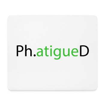 Phd Degree Student Geschenk - Mousepad (Querformat) - Weiß - Vorne