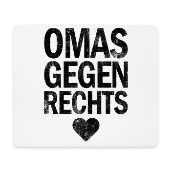 Omas Gegen Rechts Anti Rassismus Toleranz - Mousepad (Querformat) - Weiß - Vorne