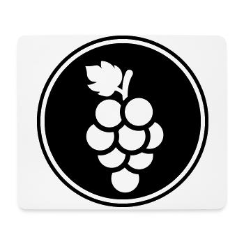 grapes - Mouse Pad (horizontal) - white - Front