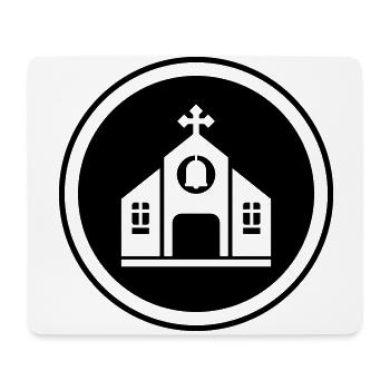 Church faith - Mouse Pad (horizontal) - white - Front