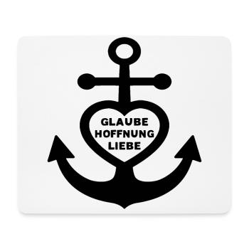 Jesus Christus von Nazareth Glaube Bibel Jesus - Mousepad (Querformat) - Weiß - Vorne