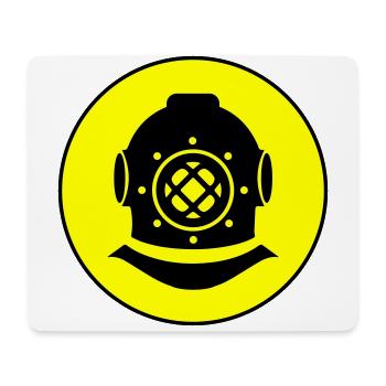 Apnea Diving Circle - Mouse Pad (horizontal) - white - Front