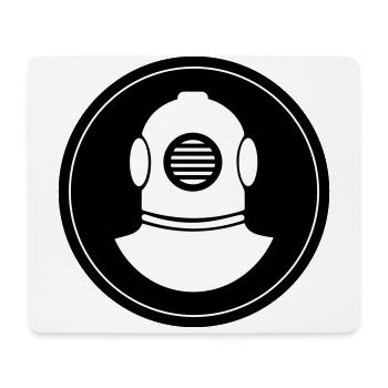 Cercle de casques de plongée - Tapis de souris (format paysage) - blanc - Devant