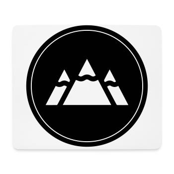 Berge - Mousepad (Querformat) - Weiß - Vorne