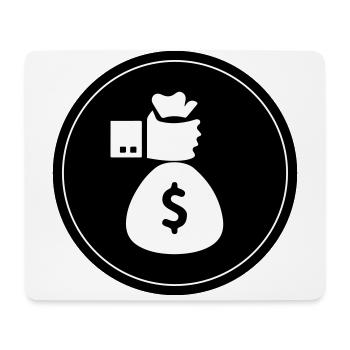 Geld Money - Mousepad (Querformat) - Weiß - Vorne