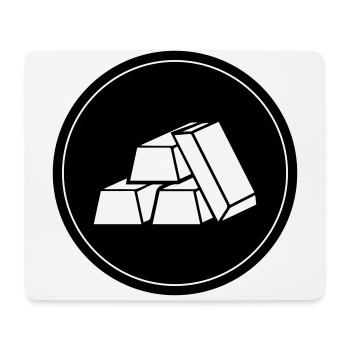 Gold Circle icon - Mouse Pad (horizontal) - white - Front