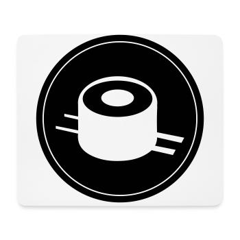 Sushi icon Kreis - Mousepad (Querformat) - Weiß - Vorne