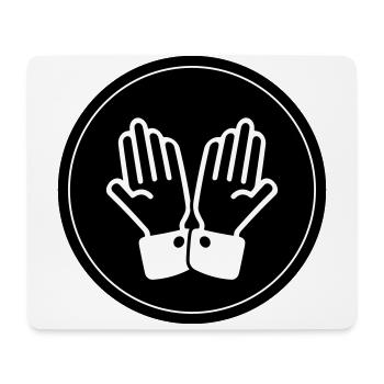 Hände Beten Kreis - Mousepad (Querformat) - Weiß - Vorne
