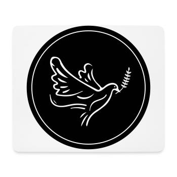 Pigeon Circle - Mouse Pad (horizontal) - white - Front