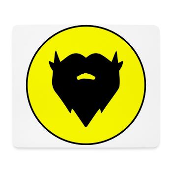 Bart symbol - Mousepad (Querformat) - Weiß - Vorne