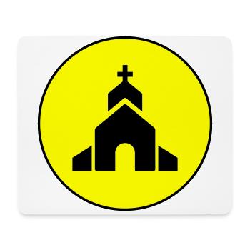 Church faith - Mouse Pad (horizontal) - white - Front