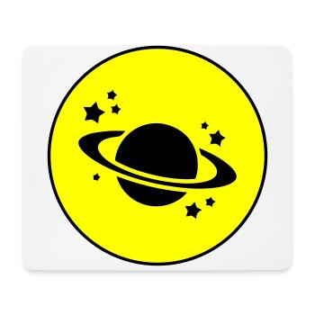 Saturn Icon symbol - Mousepad (Querformat) - Weiß - Vorne
