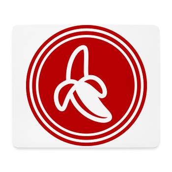 Symbole de la banane - Tapis de souris (format paysage) - blanc - Devant