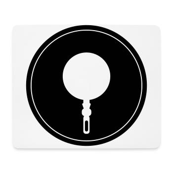 Chef de cuisine Pan - Tapis de souris (format paysage) - blanc - Devant