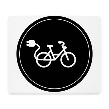 ebike fahrrad Radfahren - Mousepad (Querformat) - Weiß - Vorne