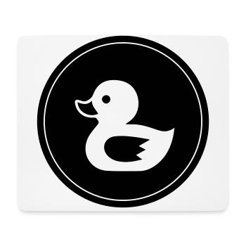 Duck Icon - Mouse Pad (horizontal) - white - Front