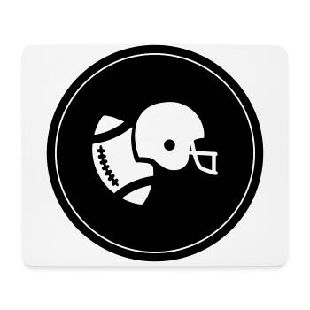 Icône du football - Tapis de souris (format paysage) - blanc - Devant