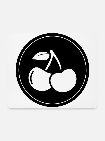 Kirschen obst - Mousepad (Querformat) - Weiß