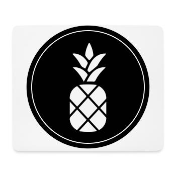 ananas frucht - Mousepad (Querformat) - Weiß - Vorne